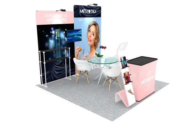 Portable Custom Booth Cod M-P-10x10-B1