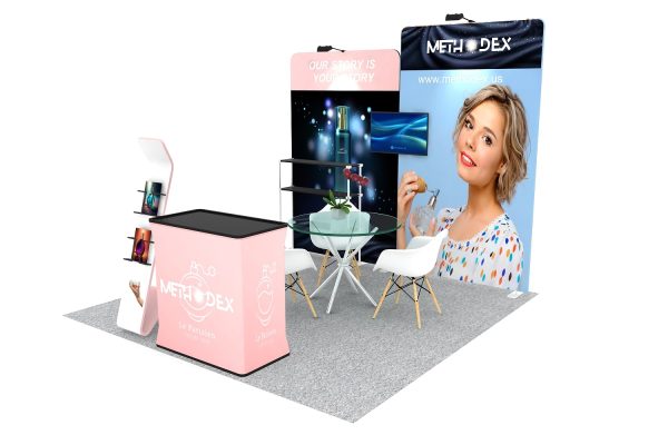 Portable Custom Booth Cod M-P-10x10-B1