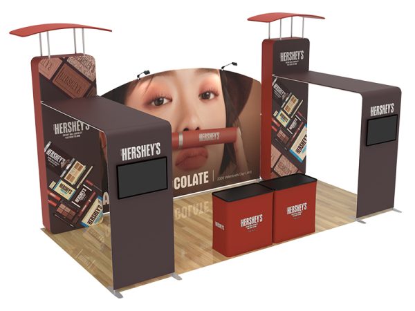 Portable Custom Booth Cod M-P-10x20-14