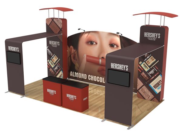 Portable Custom Booth Cod M-P-10x20-14