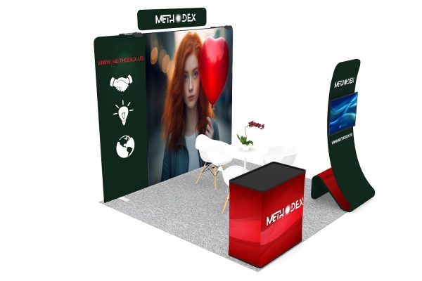 Portable Custom Booth Cod M-P-10x10-25