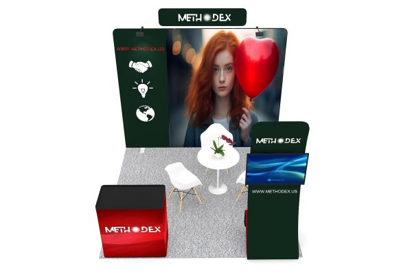 Portable Custom Booth Cod M-P-10x10-25