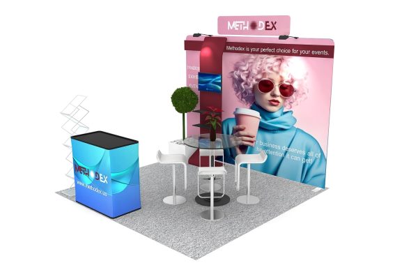 Portable Custom Booth Cod M-P-10x10-17