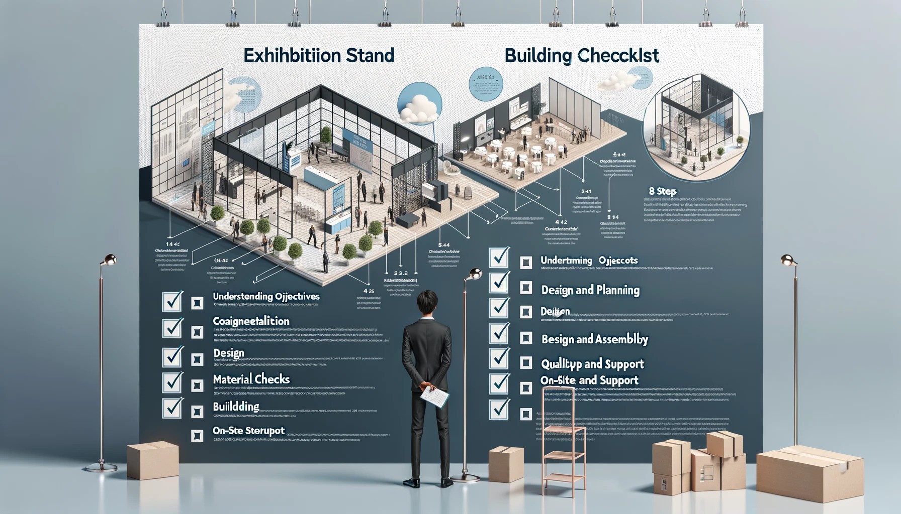 exhibition stand design and build checklist