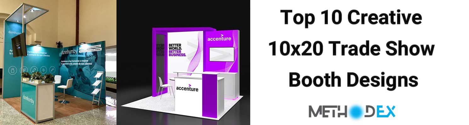 Top 10 Creative 10x20 booth designs + our best Products