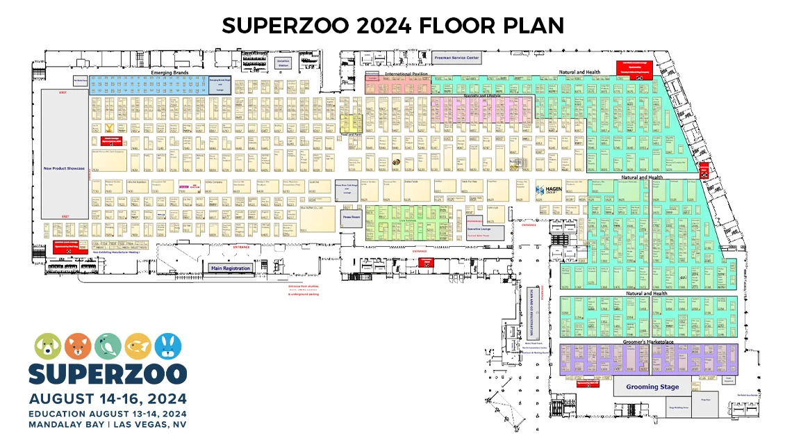 superzoo 2025 floor plan