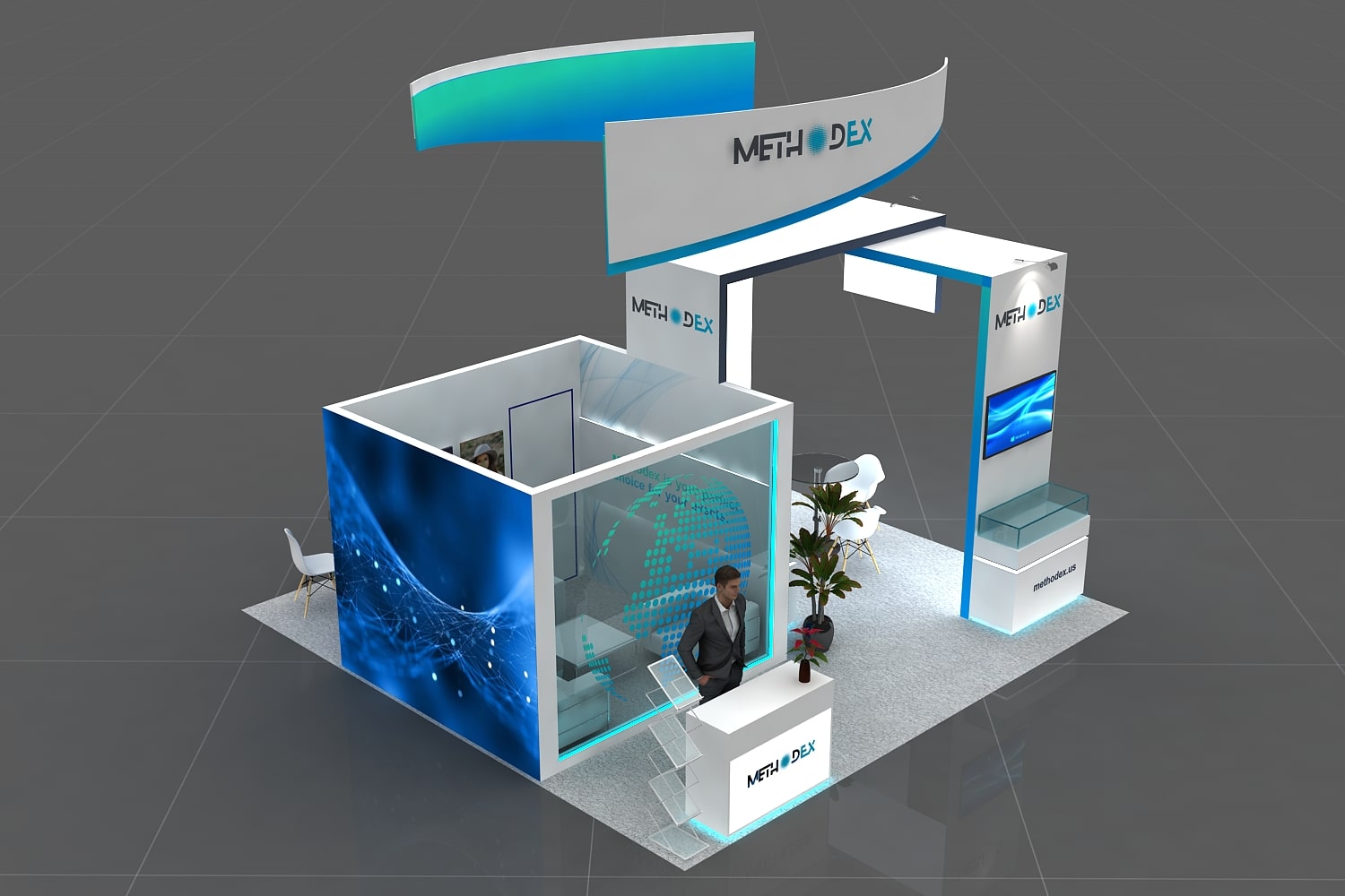 Methodex Modagon Trade Show Booth Rentals in California, Rental Booths | MethodeX