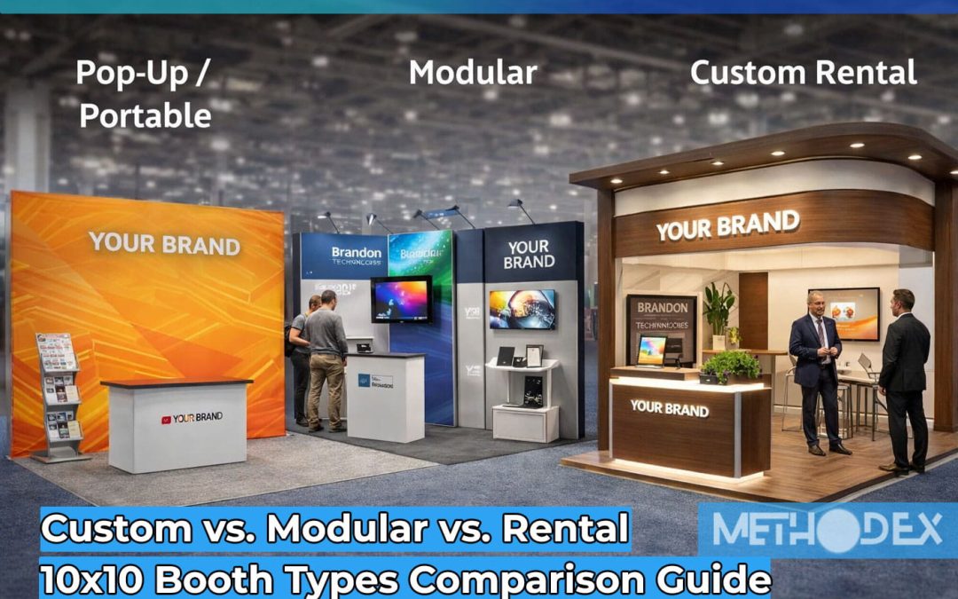 10x10 Trade Show Booth Types Comparison Guide