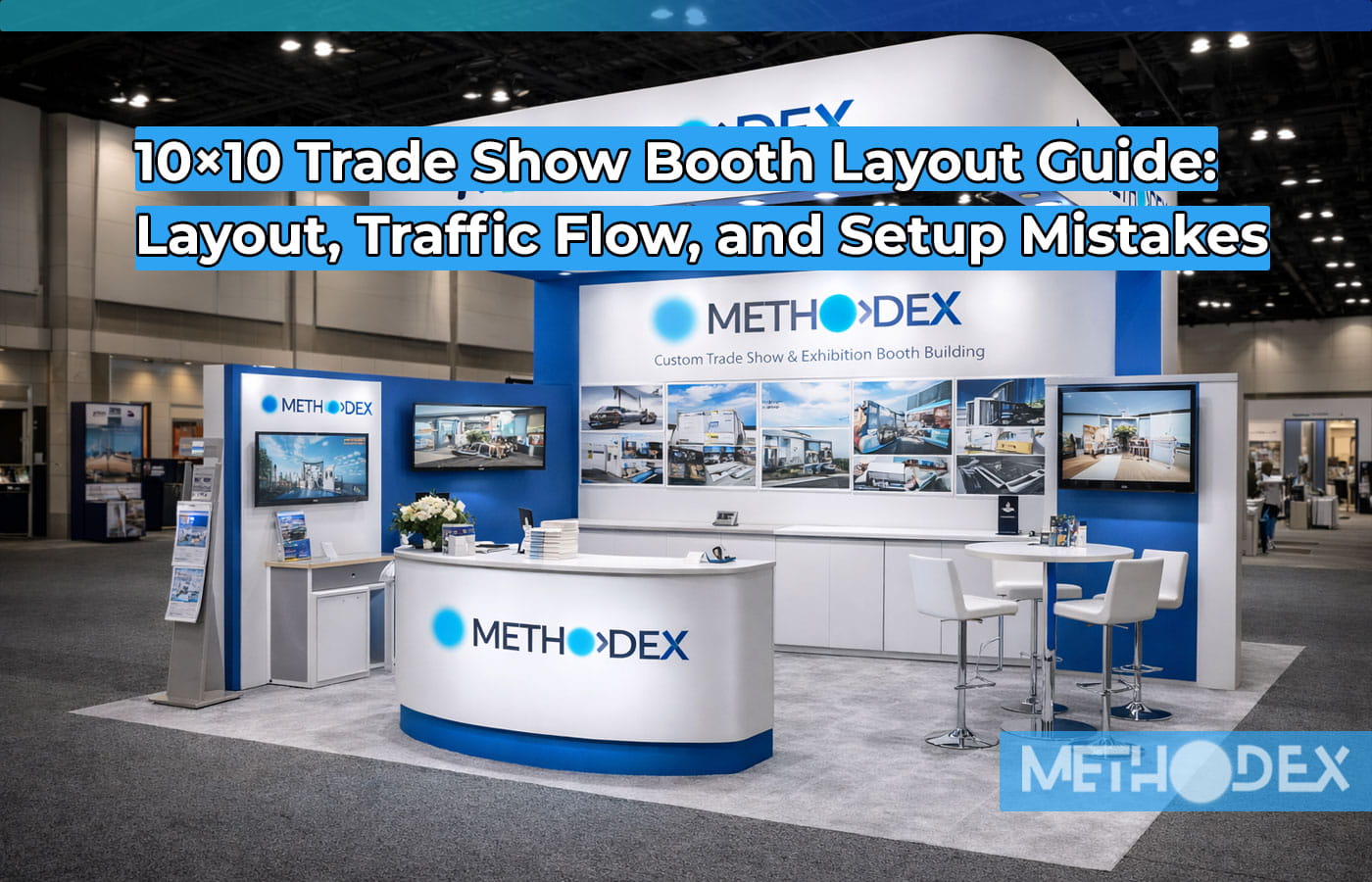 10×10 Trade Show Booth Layout